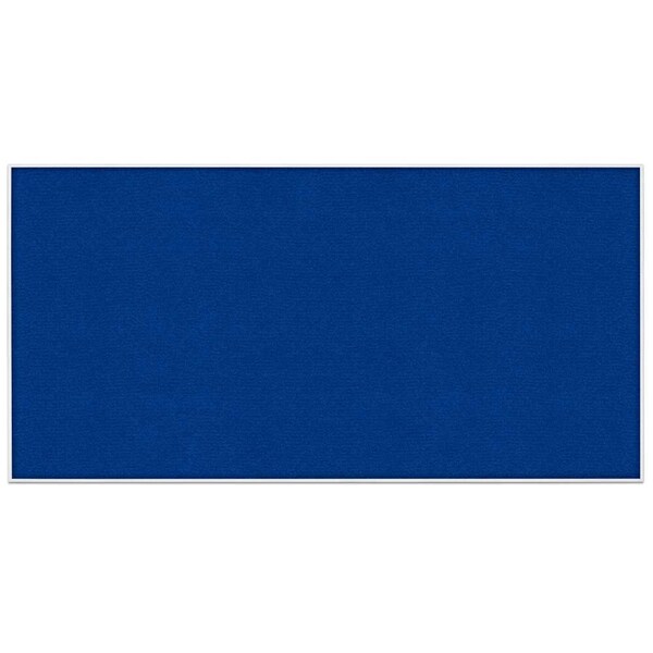 United Visual Products Corkboard, Fabric, Blk/Cld, 1 Door, 24 x 36" UV301-BLACK-CLOUD - main